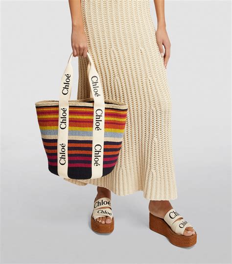 chloe x mifuko|Large Woody Basket .